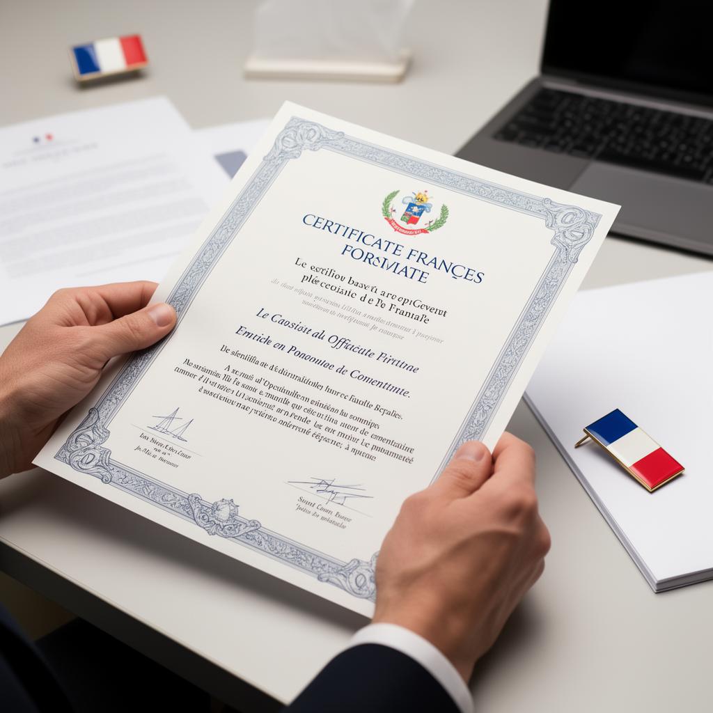 Certificat officiel de français délivré par un centre agréé